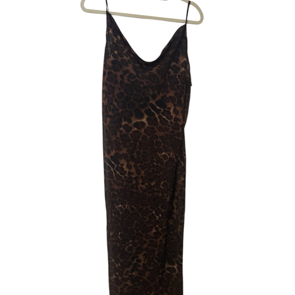 Leopard Print Slip Dress